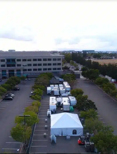 Temporary Kitchen Building