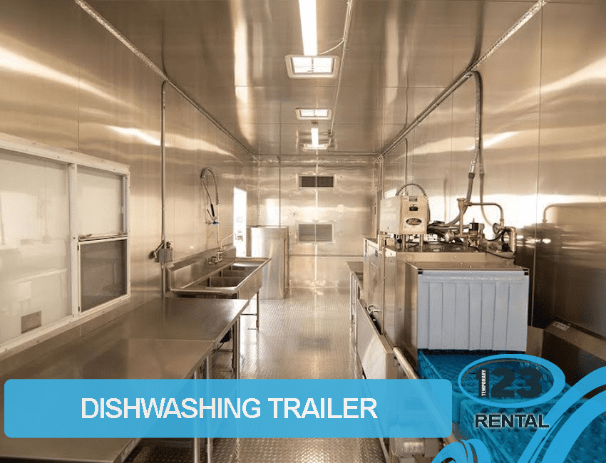 dishwashing trailer rental