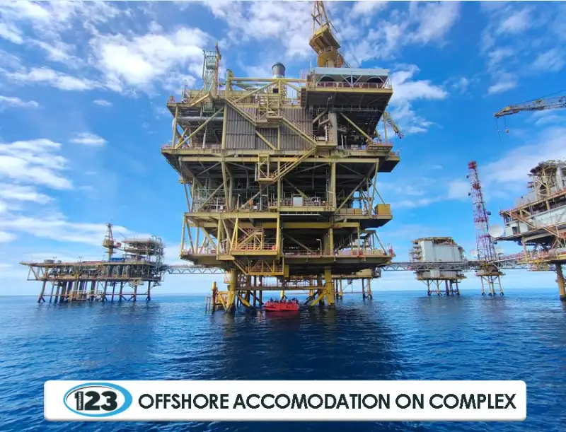 offshore accommodation on shipdeck