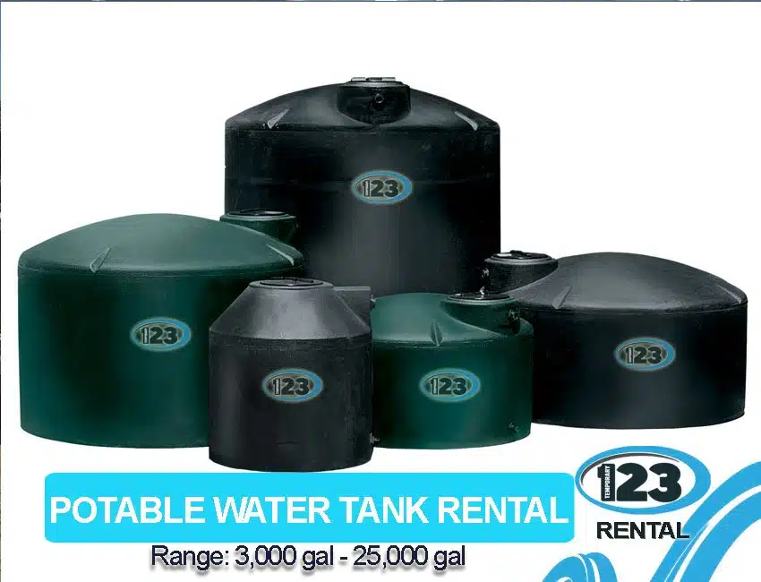 potable water tank rental