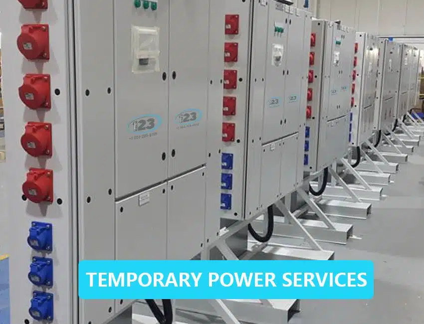 Temporary Power Services - spider box
