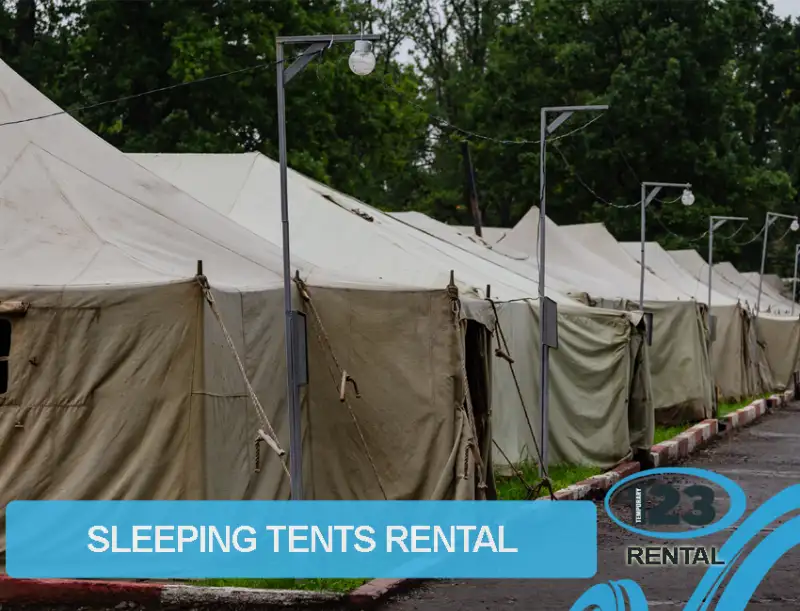 Sleeping tents rental