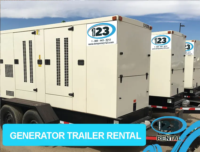Generator Trailer Rental Los Angeles, CA